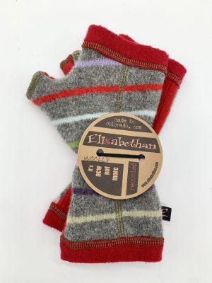 Happy Stripe Woolly Gloves